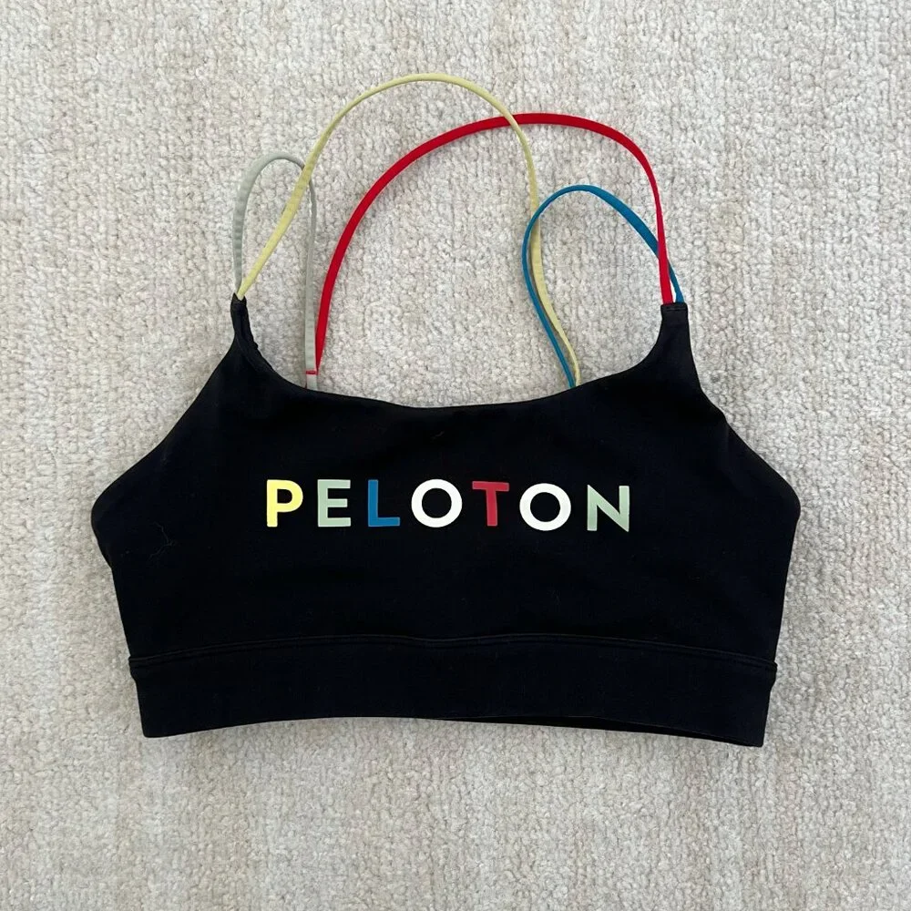 Peloton Cadent Strappy Back Sports Bra S